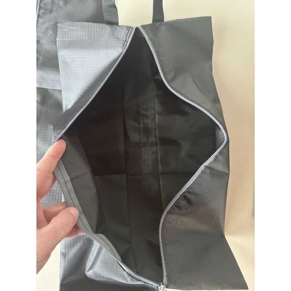 Lot/3‎ Travel Shoe Protector Bags Black Zip Closure Luggage